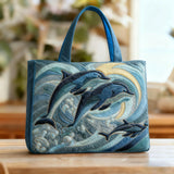 Handgefertigte Tasche | Ozeandelfin