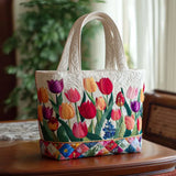 Handgefertigte Tasche | Tulpen