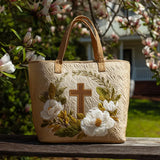 Handgefertigte Tasche | Blumenkreuz
