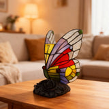 COLORFLY | Bunte Schreibtischlampe mit Schmetterlingsmotiv