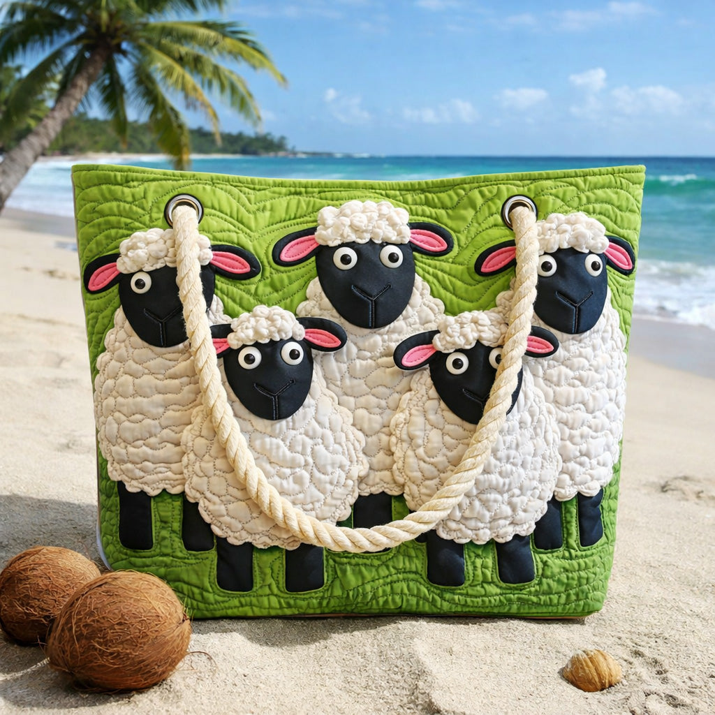 Handgefertigte Strandtasche | Schäfchenhimmel