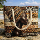 Handgefertigte Strandtasche | Melanin Queen