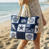 Handgefertigte Strandtasche | Shell Serenity