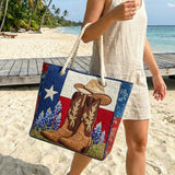 Handgefertigte Strandtasche | Texas Pride