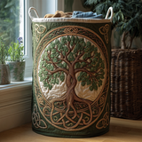 Baum des Lebens | Handgefertigter Wäschekorb