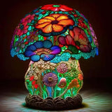 GARDENLUXE | Bunte florale Tischlampe